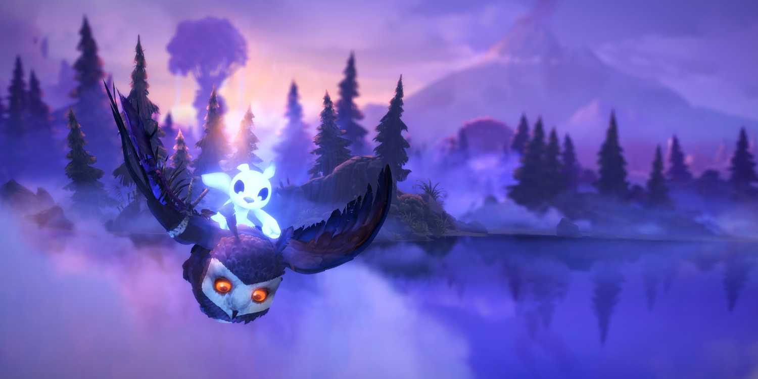 Ori flying on an owl