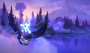 Ori flying on an owl