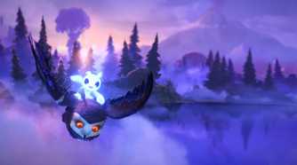 Ori flying on an owl