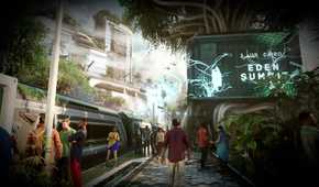 Perfect Dark reboot future city