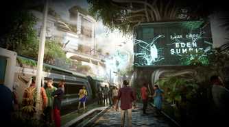 Perfect Dark reboot future city