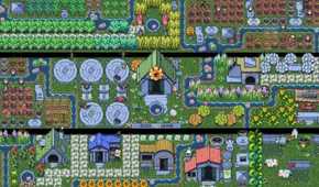 rusty's retirement, large multi-level farm