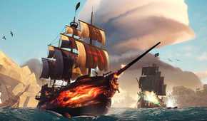 Naval combat against the Burning Blade ship