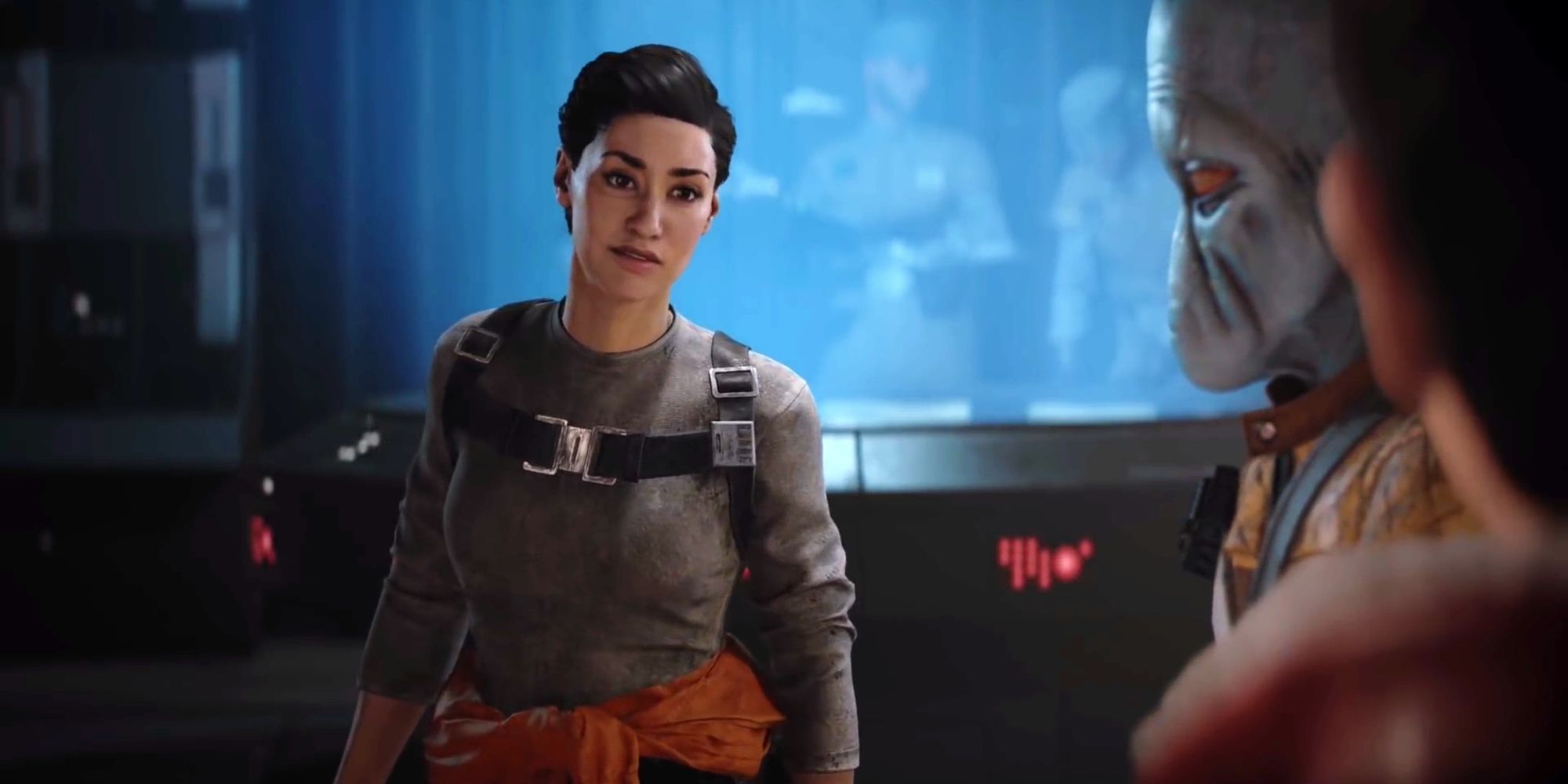 A screenshot of Iden Versio from Star Wars Battlefront 2