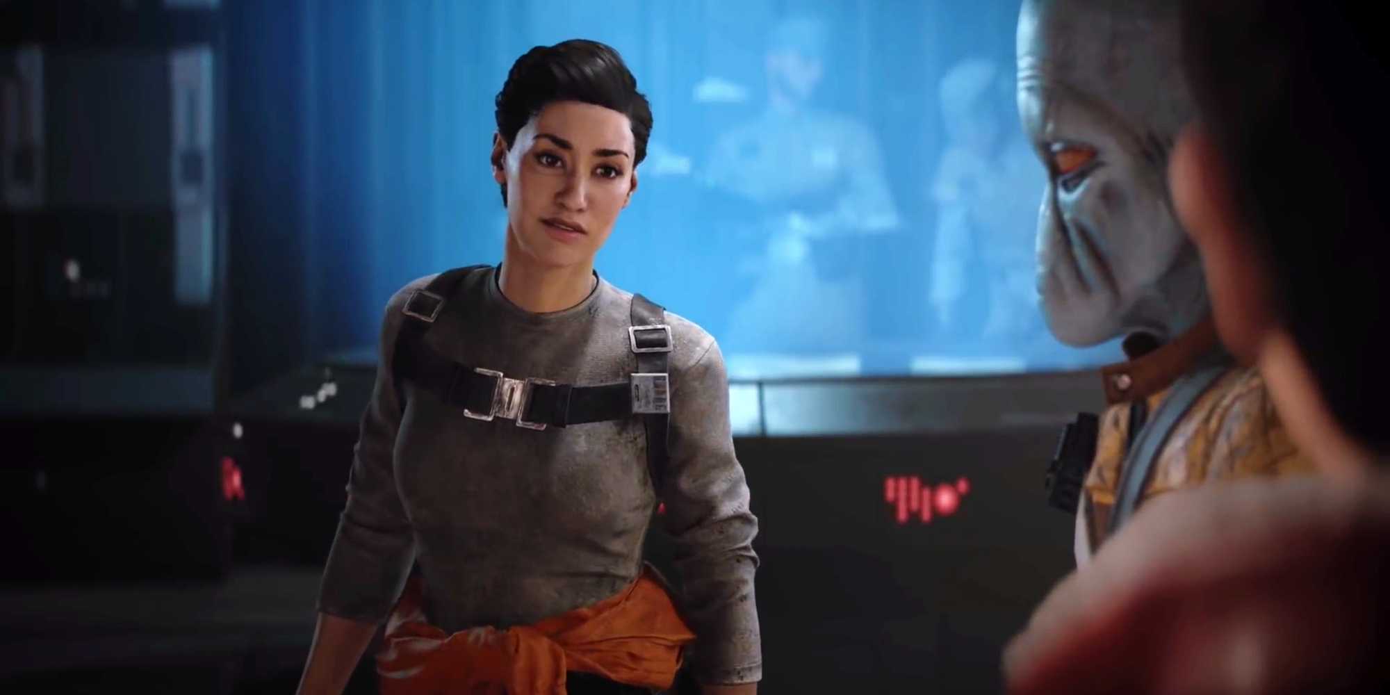 A screenshot of Iden Versio from Star Wars Battlefront 2