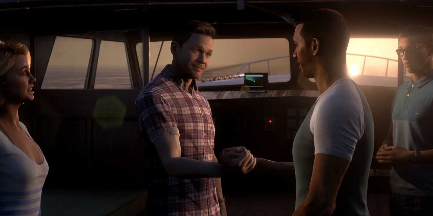 A group of people conversing on a boat