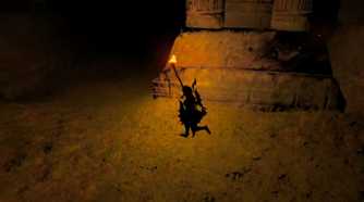 Link in the Thyphlo ruins in The Legend Of Zelda: Breath Of The Wild