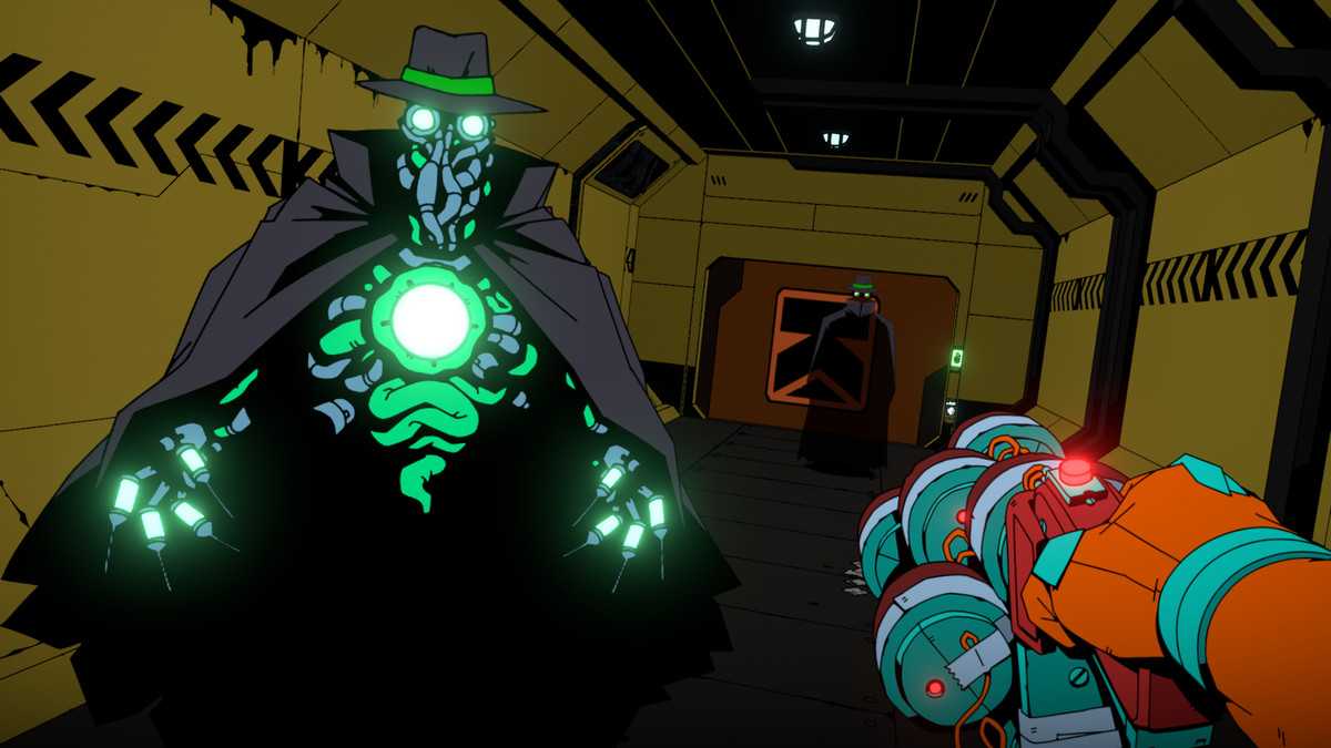 Void Bastards cowboy ghost attacking