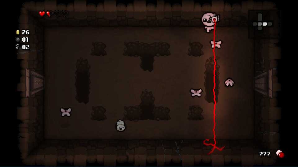 attacking enemies in The Binding of Isaac