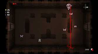 attacking enemies in The Binding of Isaac
