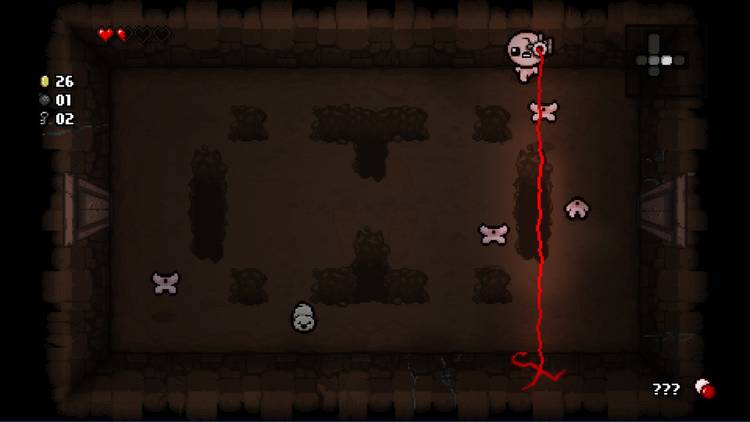 attacking enemies in The Binding of Isaac
