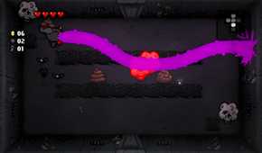 using a super power in The Binding of Isaac