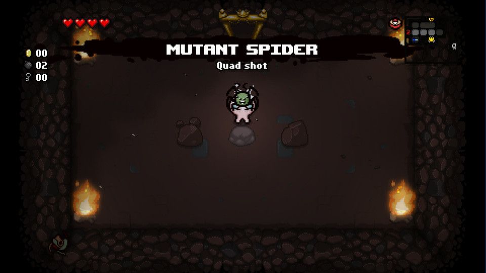 A boss level in The Binding of Isaac