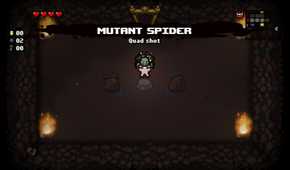 A boss level in The Binding of Isaac