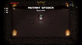 A boss level in The Binding of Isaac