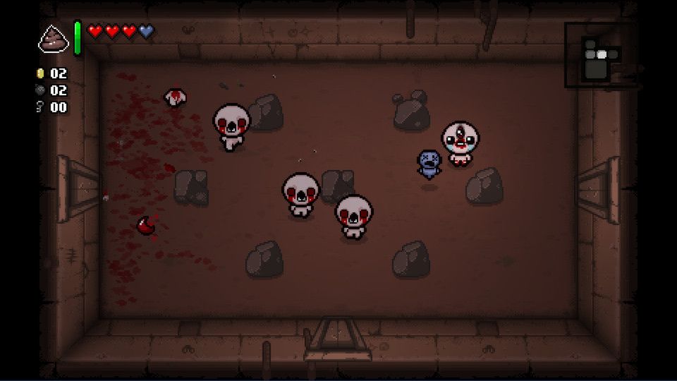 A random level from The Binding of Isaac