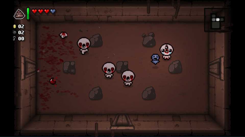 A random level from The Binding of Isaac