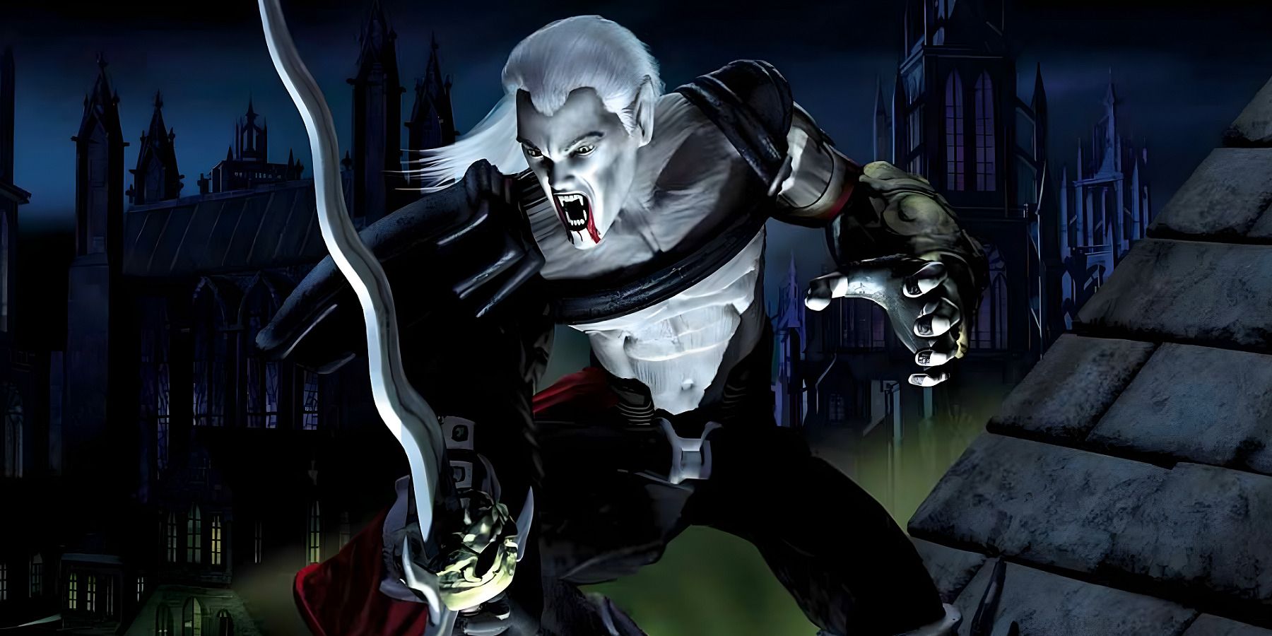 The key art of Kain from Blood Omen 2