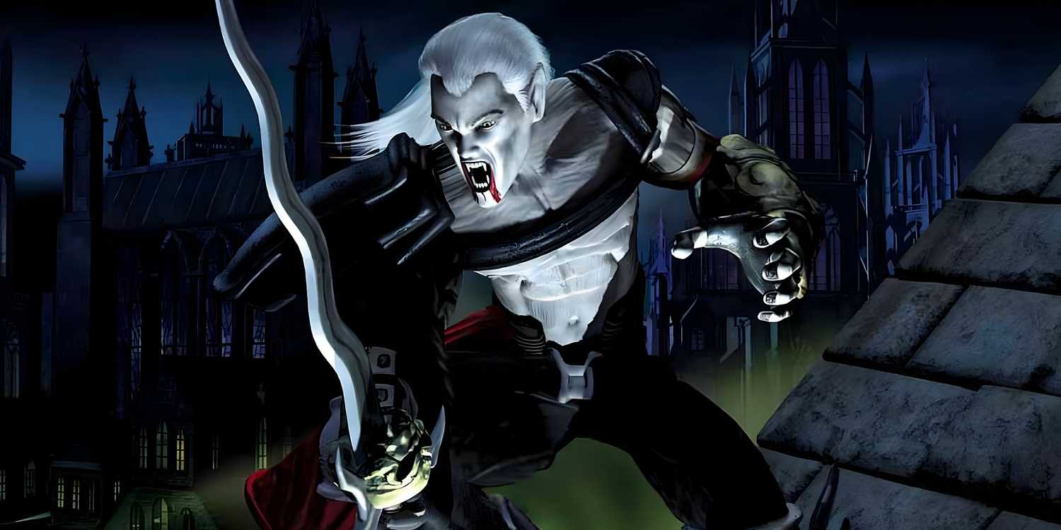 The key art of Kain from Blood Omen 2