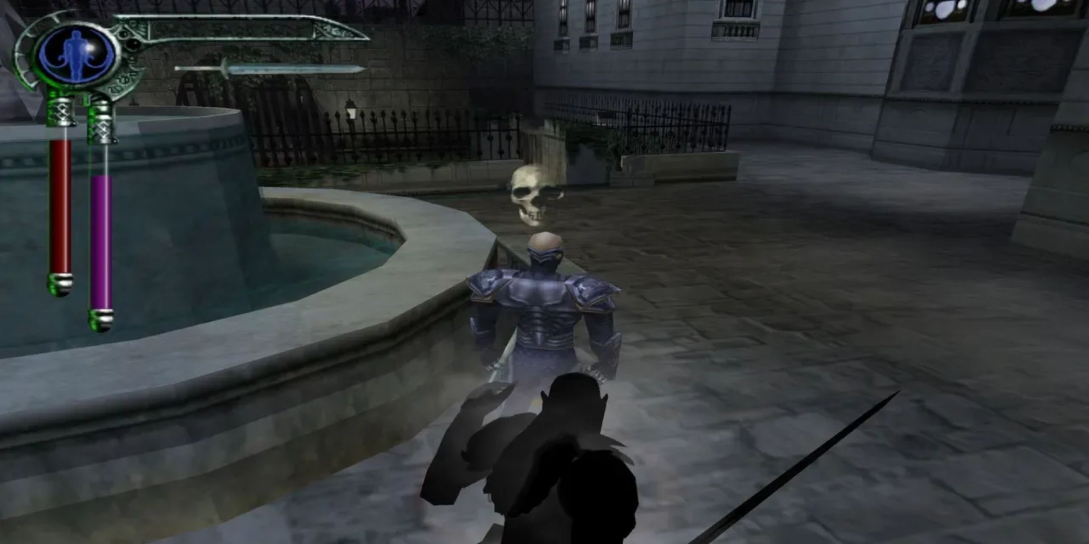 A screenshot of stealth tactics in Blood Omen 2