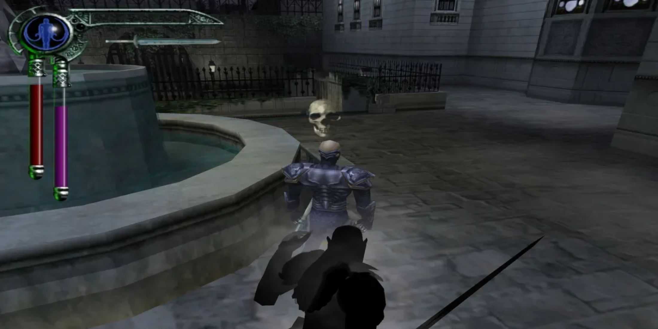 A screenshot of stealth tactics in Blood Omen 2
