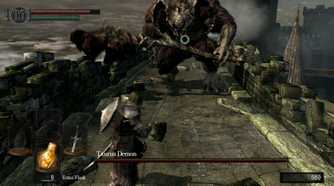 fighting the taurus-demon