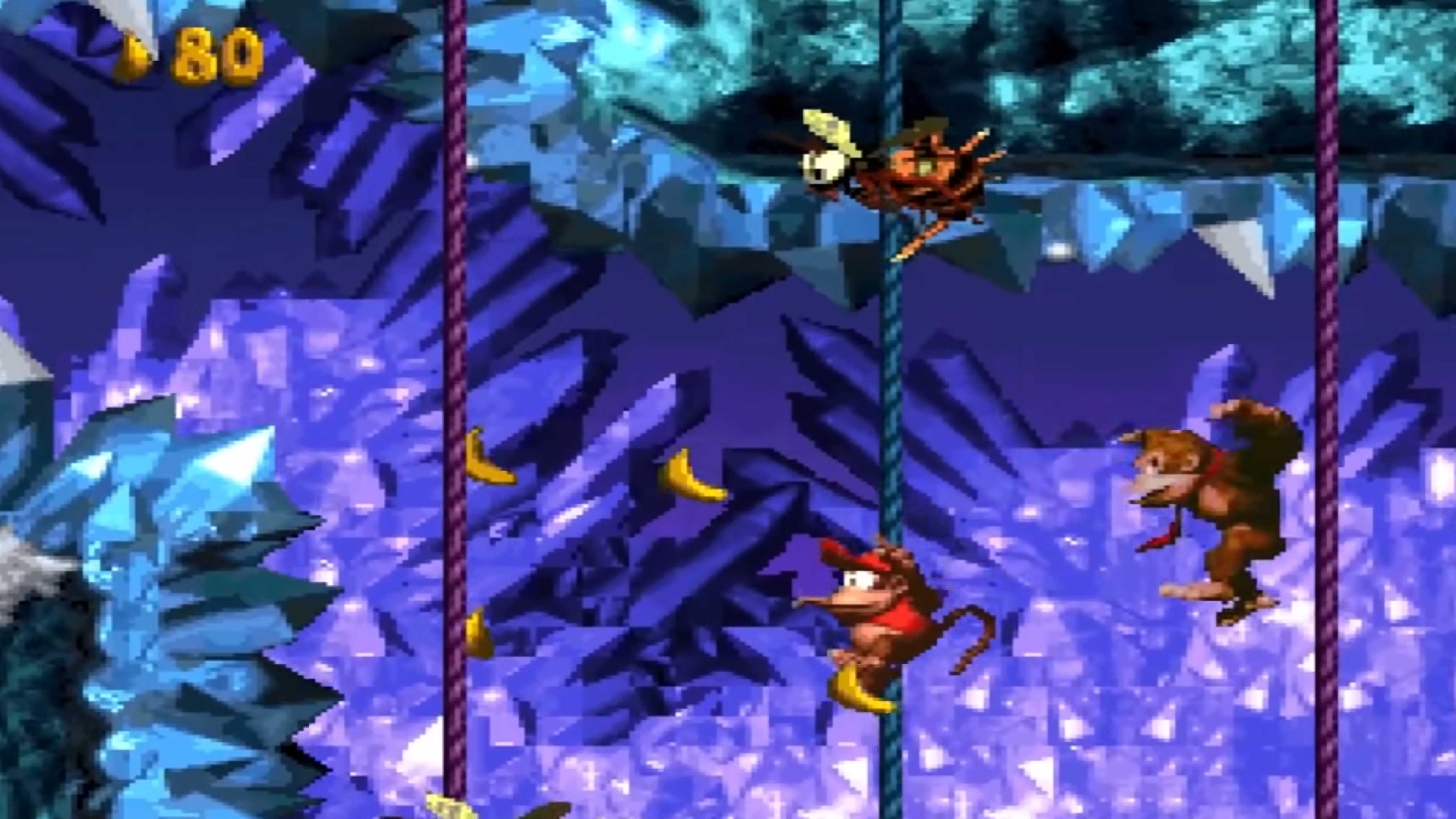 A screenshot of Donkey Kong Country