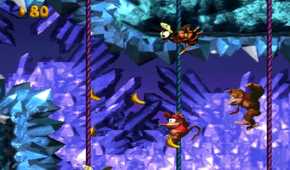 A screenshot of Donkey Kong Country