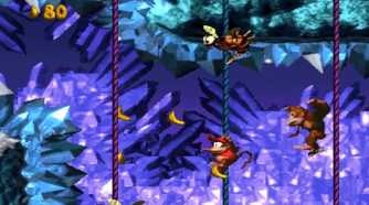 A screenshot of Donkey Kong Country
