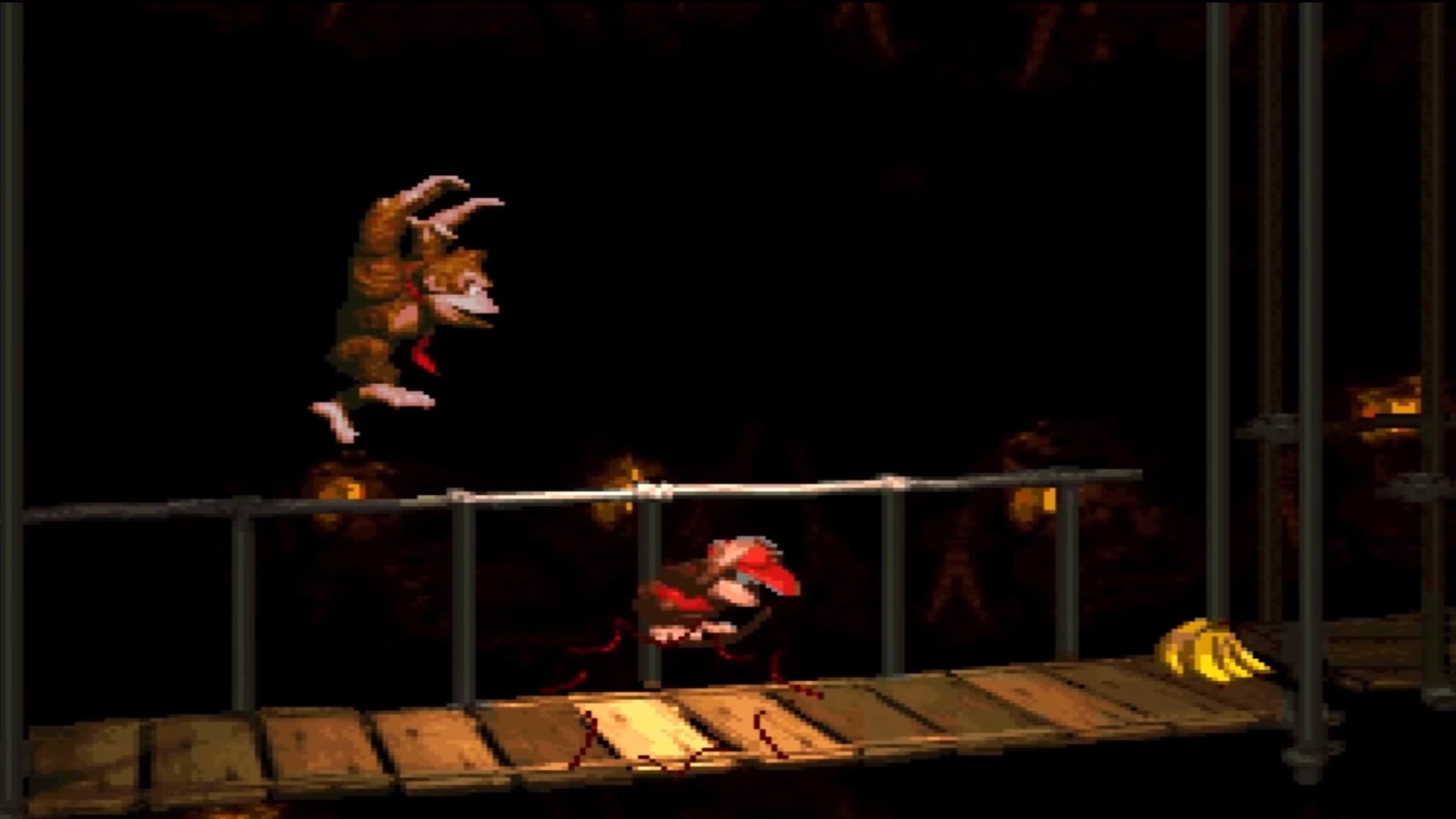 A screenshot of Donkey Kong Country