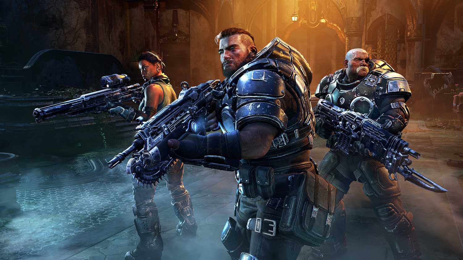 gears tactics showing the main squad