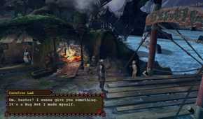 monster hunter tri in the village