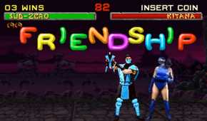 mortal kombat sub-zero friendship with Kitana