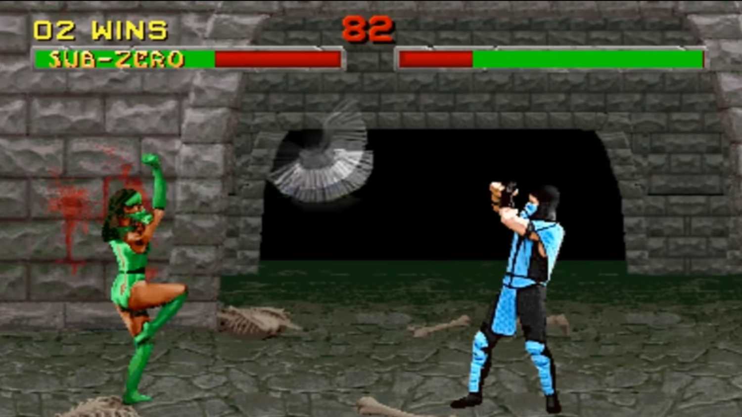 mortal kombat 2 sub-zero vs JAde
