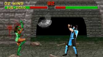 mortal kombat 2 sub-zero vs JAde