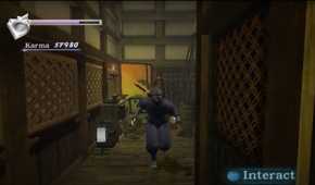 Ninja Gaiden Black Ryu running down a hallway