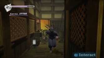 Ninja Gaiden Black Ryu running down a hallway