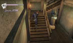 Ninja Gaiden Black Ryu running up stairs