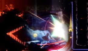 A screenshot of combat during gameplay from Shadow Labryinth