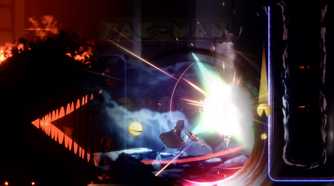 A screenshot of combat during gameplay from Shadow Labryinth