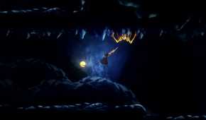 A screenshot of a level and enemy in Shadow Labryinth