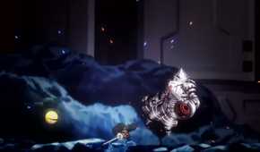 A screenshot of a boss fight in Shadow Labryinth