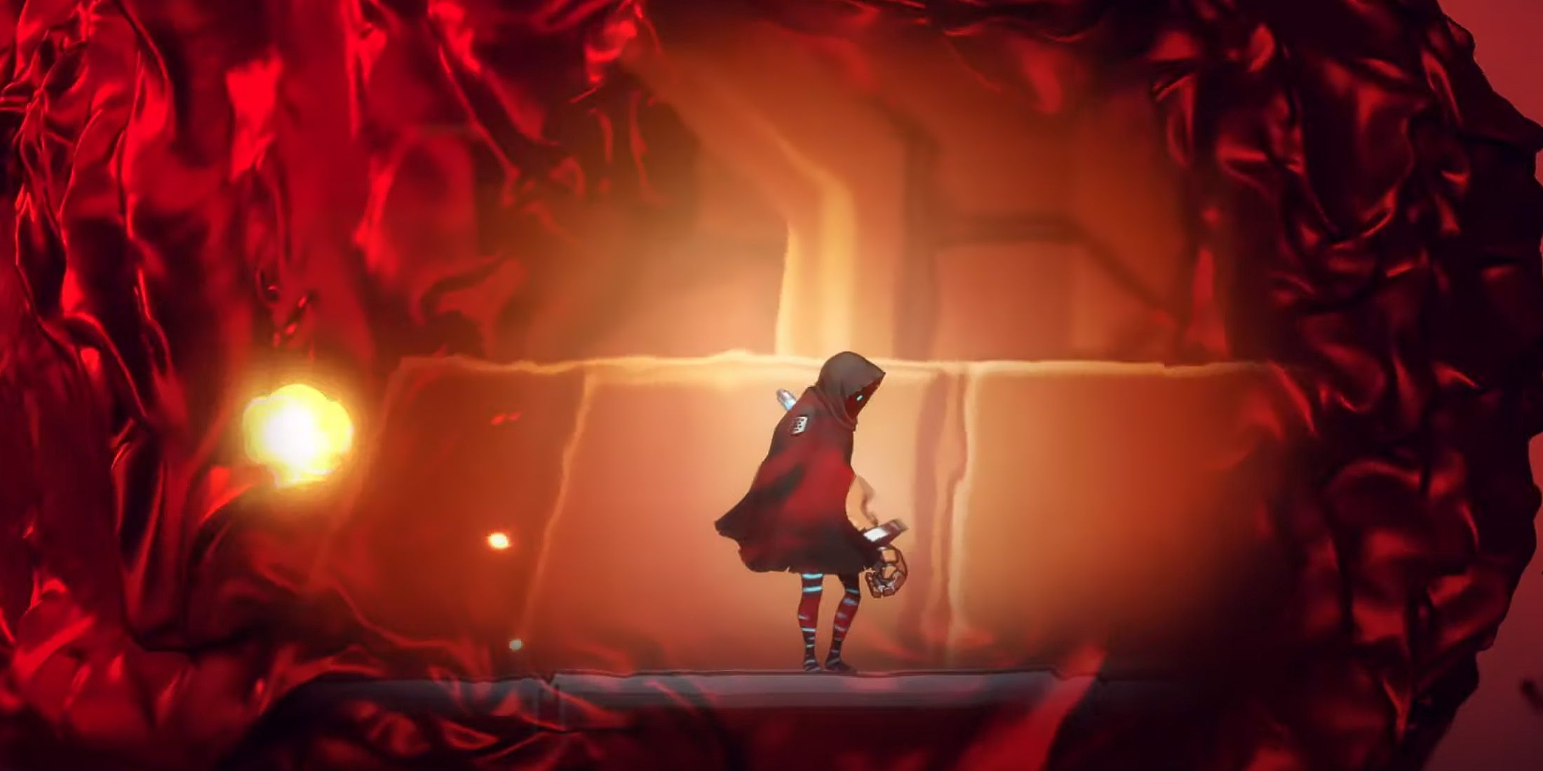 A screenshot of the main character from Shadow Labryinth