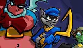 A screenshot of the characters from Sly 2: Band of Thieves