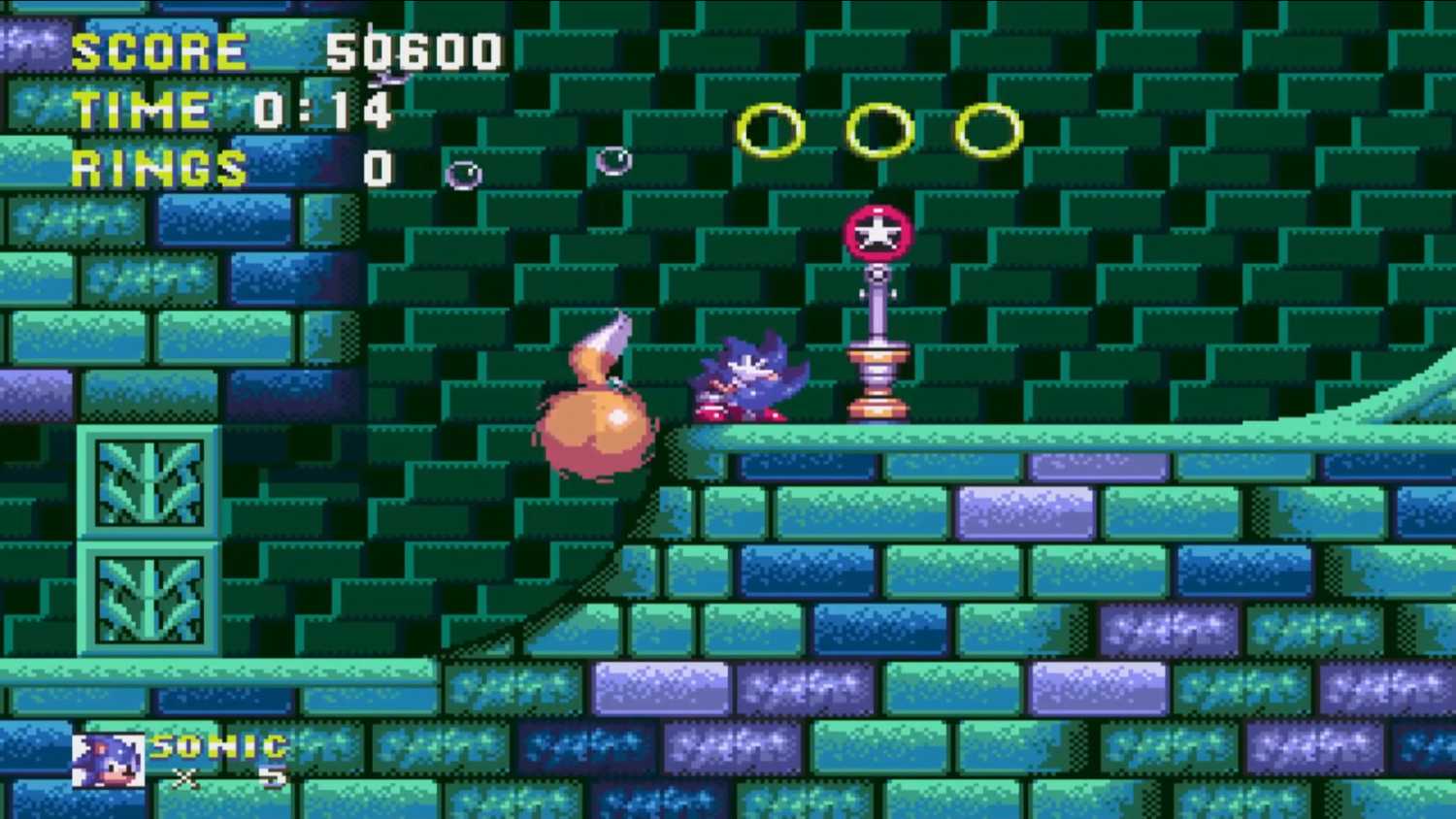 sonic 3 sonic and tails underground