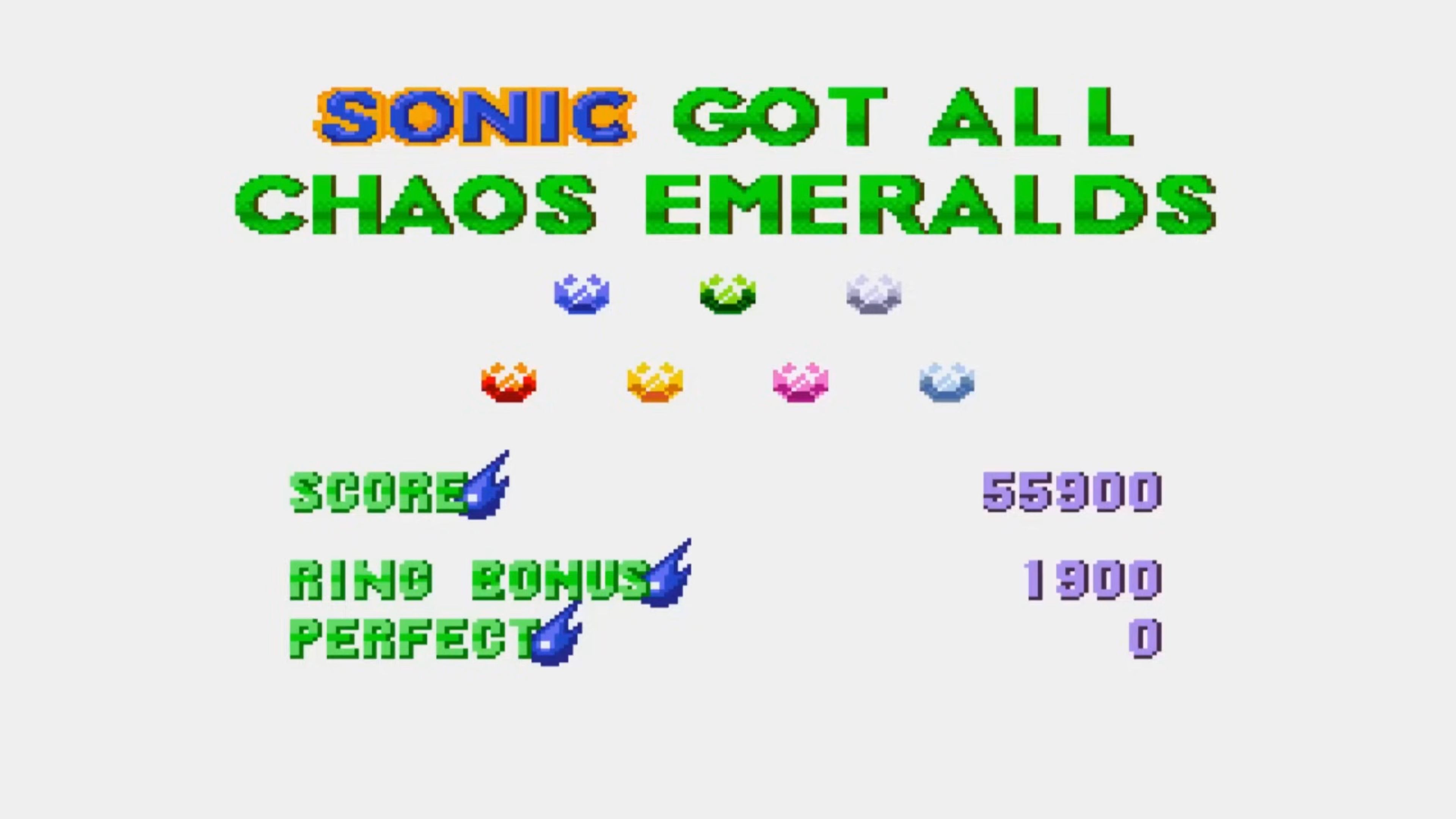 sonic 3 getting all of the chaos emeralds