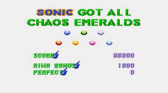 sonic 3 getting all of the chaos emeralds