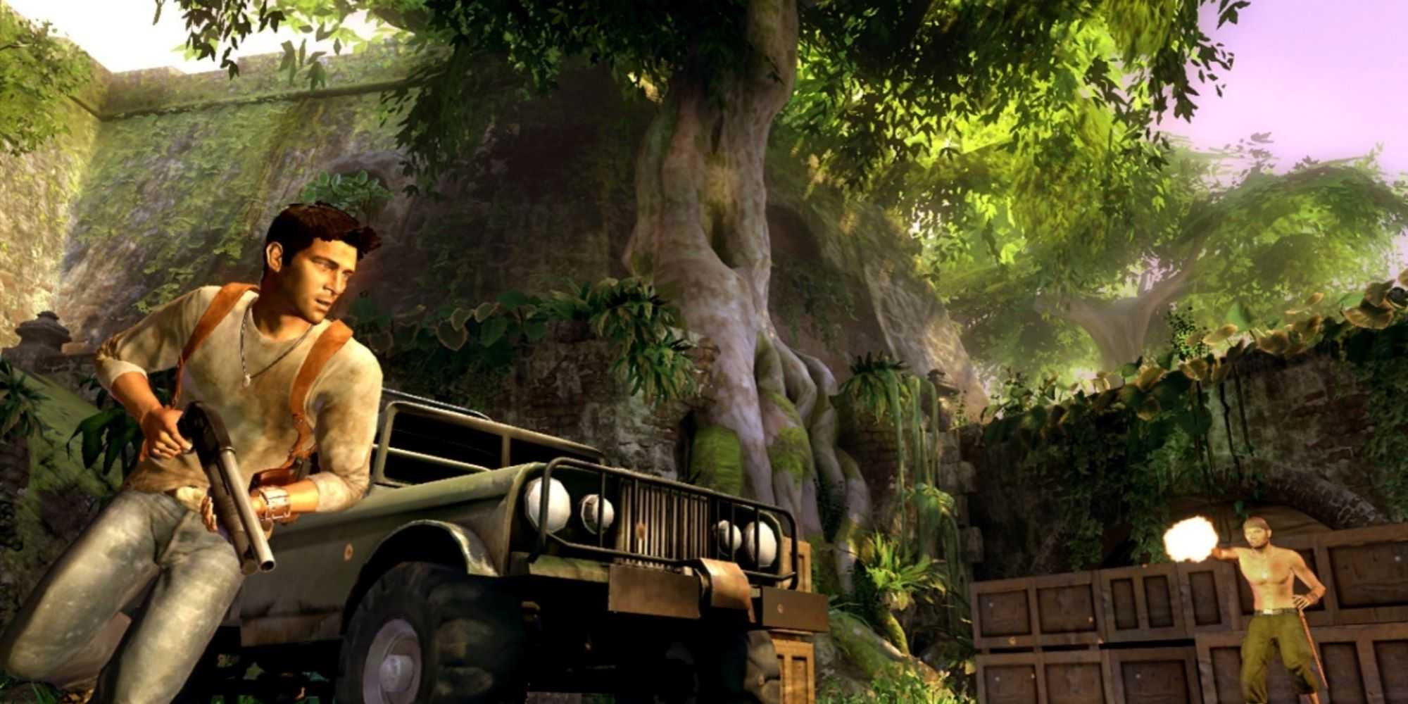 unchartedscreenshotofdraketakingcoverbehindjeep.jpg