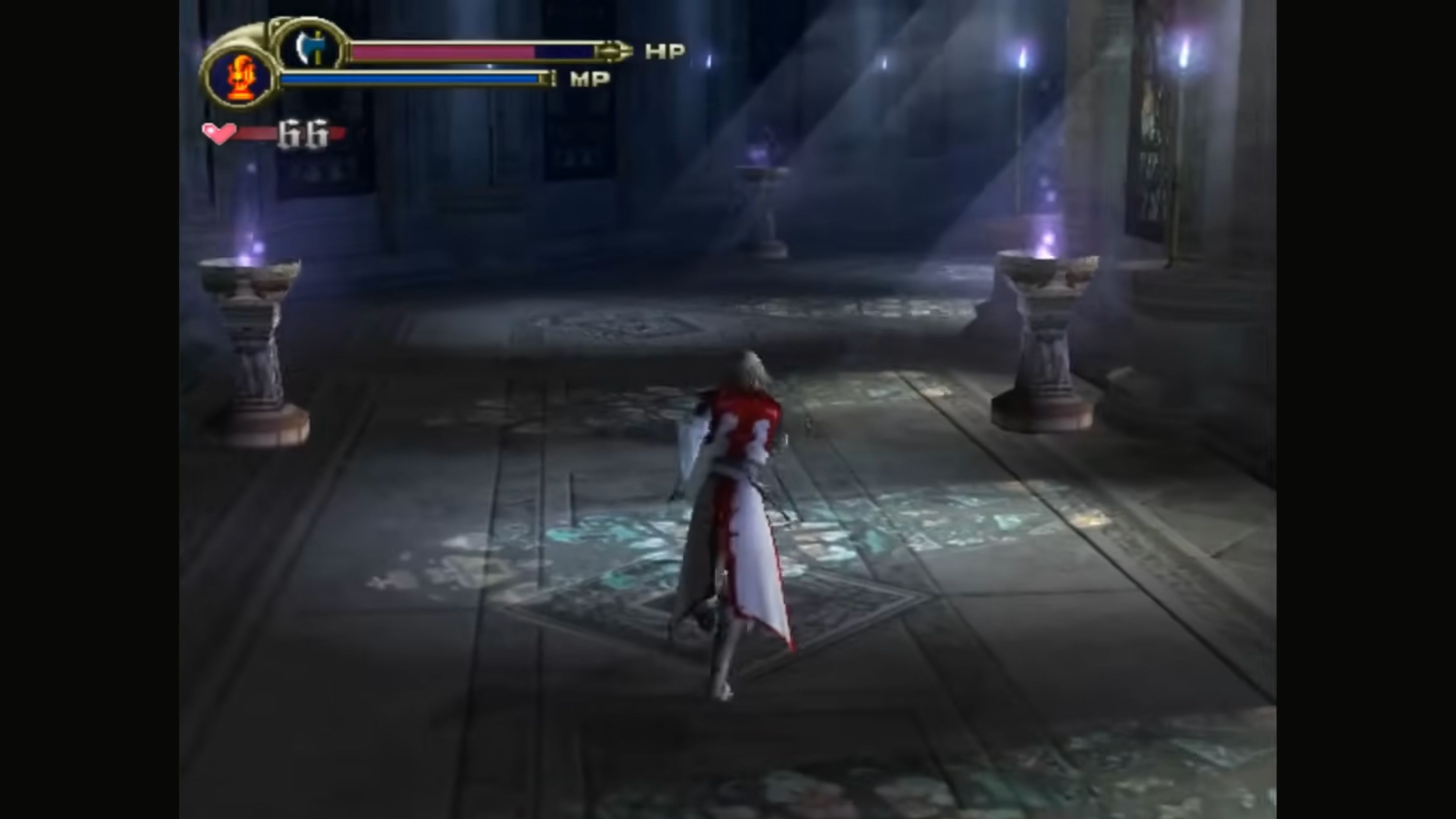 A screenshot of gameplay from Castlevania Lament of Innocence