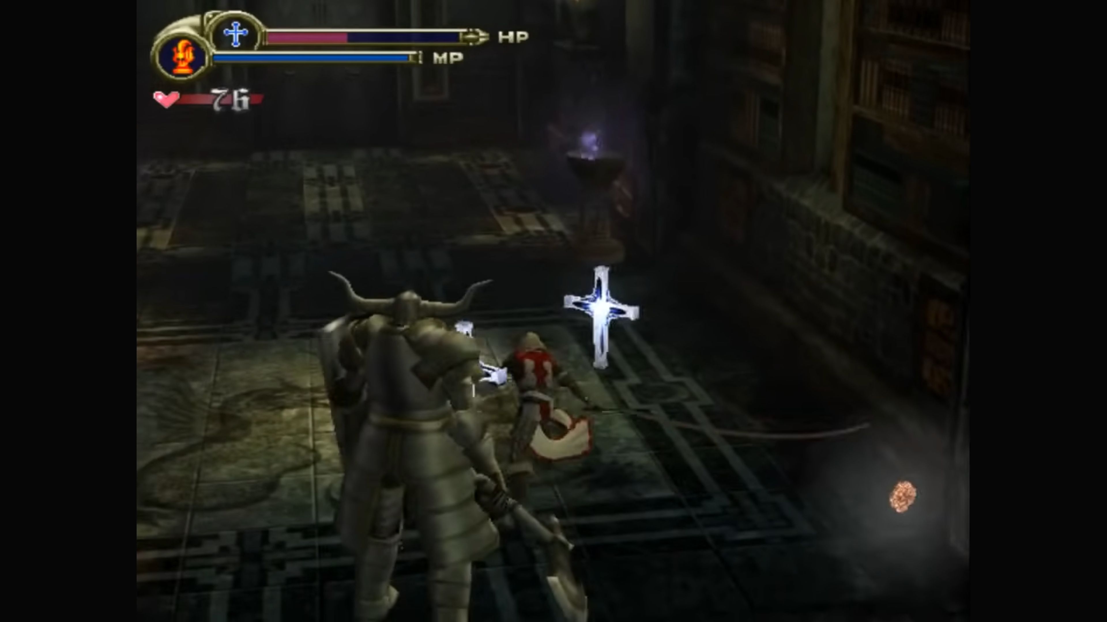 A screenshot of gameplay from Castlevania Lament of Innoncence